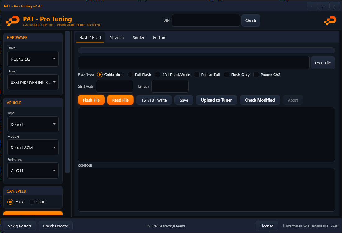 PAT Pro Flasher screenshot